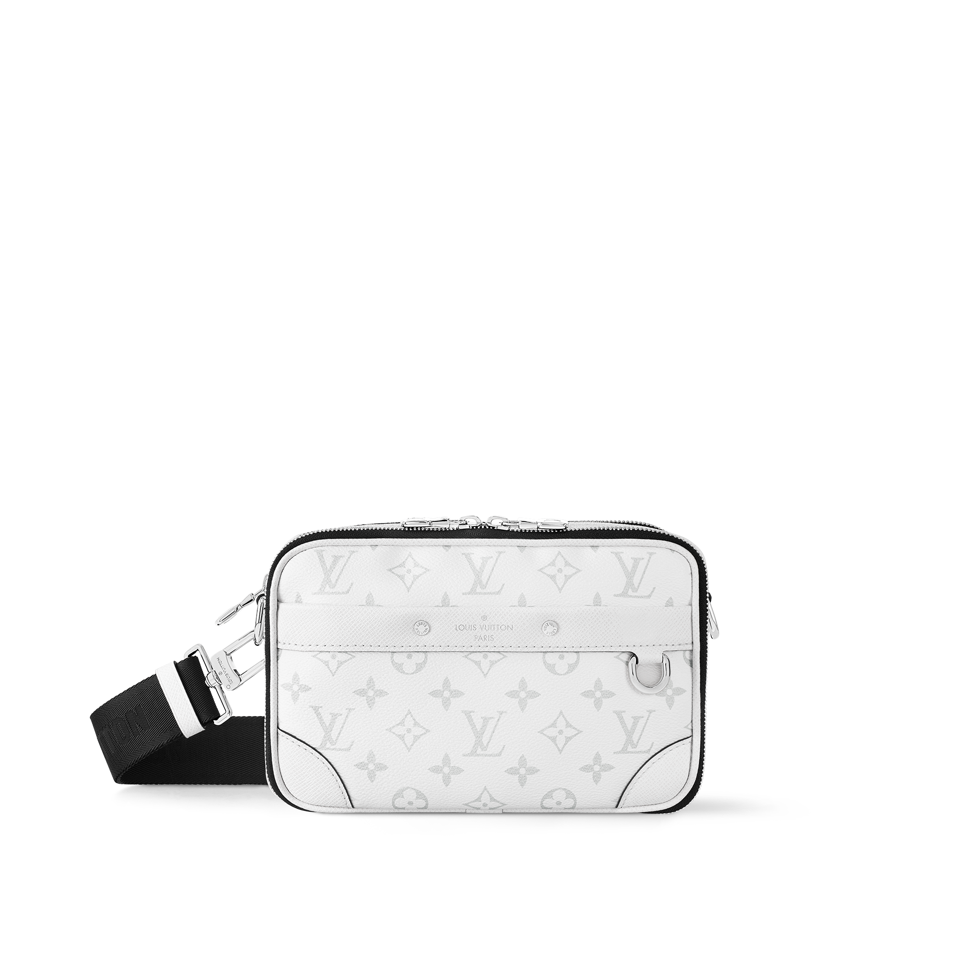 Alpha Messenger Bag Luxury Taigarama White LOUIS VUITTON